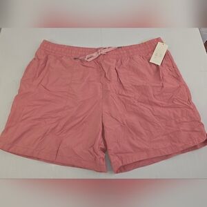 All In Motion Pink Drawstring Lined Shorts UV Size XL Short NWT BC-2233